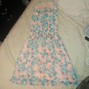 A flowered dress